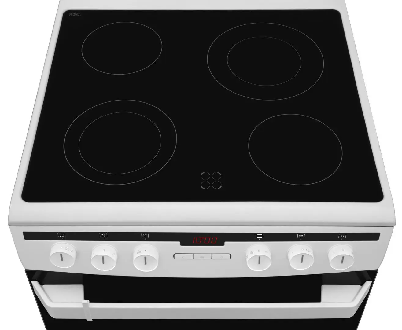 Электрическая плита Amica 600 Line 618CE3.332HTaQ(W) (White/Black) - 3