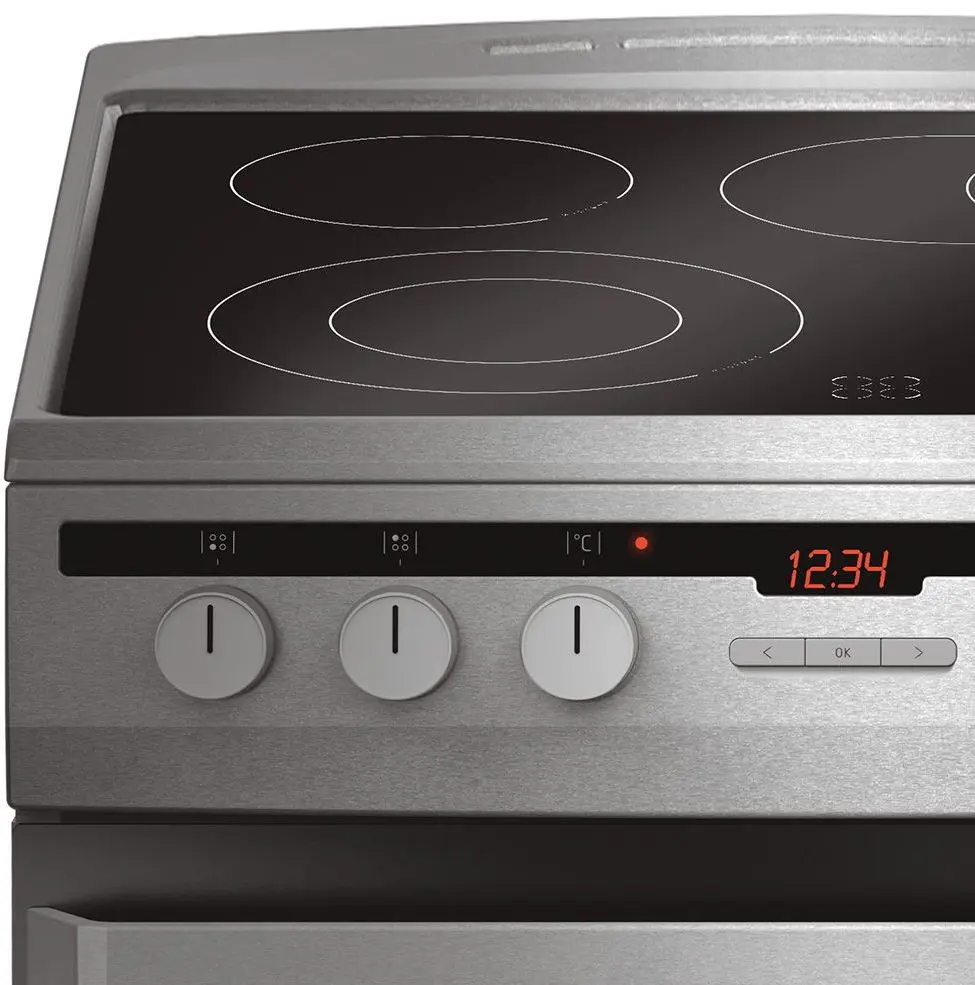 Электрическая плита Amica 600 Line 618CE3.434HTaKDQ(Xx) (Inox/Black)