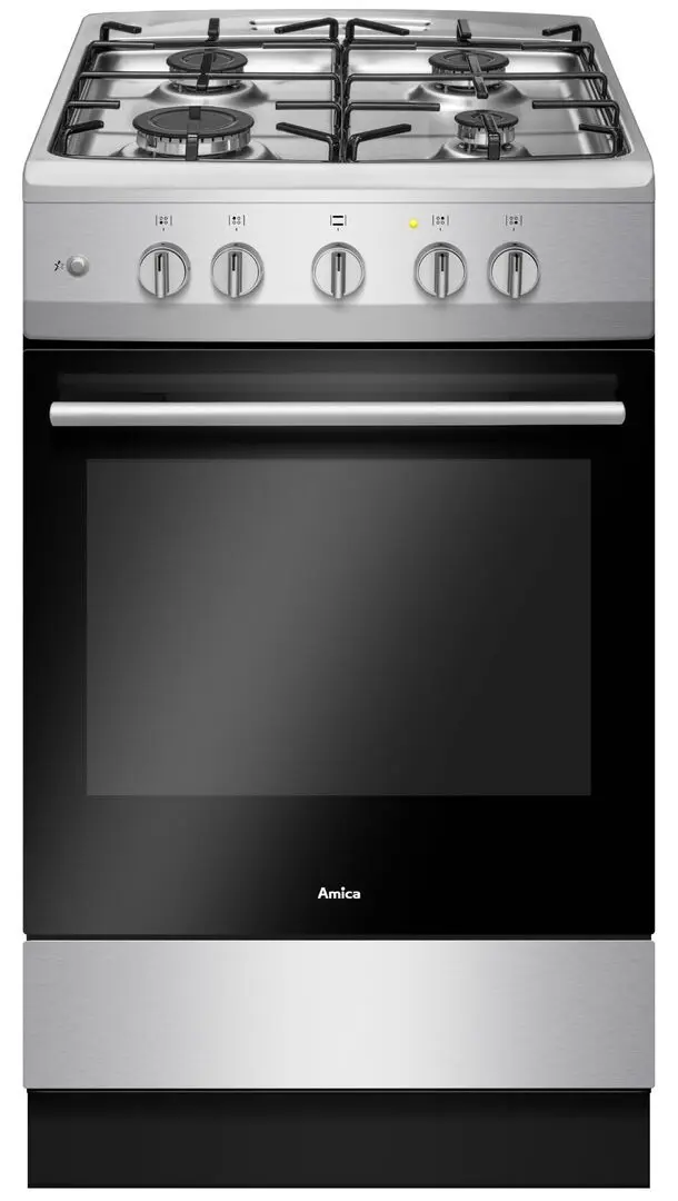 Газовая плита Amica 57GGH4.23ZPF Xx (Inox)