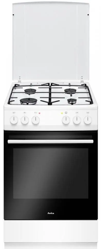 Aragaz combinat Amica 510GE3.33ZpQ(W) (White)