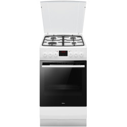 Комбинированная плита Amica 510GEH3.33ZpTaDpA(W) Pizza (White)