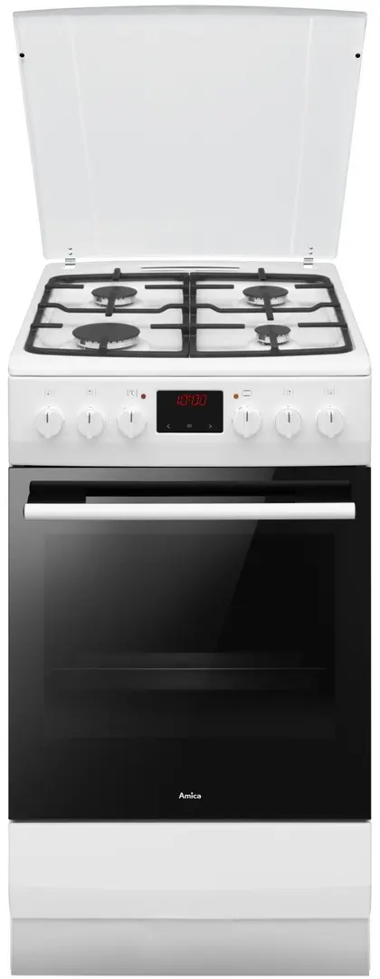 Комбинированная плита Amica 510GEH3.33ZpTaDpA(W) Pizza (White)