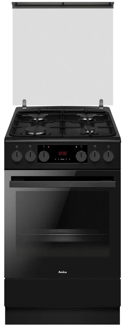 Aragaz combinat Amica 523GE3.33HZpTsDpAN(Bm) (Black)