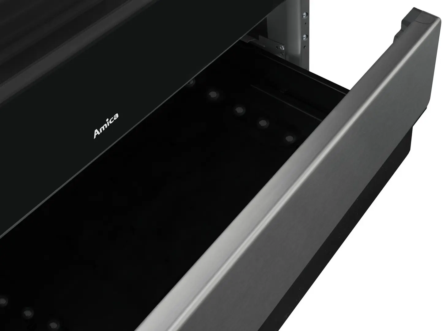 Aragaz combinat Amica 523GEH3.33ZpTsDFA(XsxV) Pizza (Inox/Black)