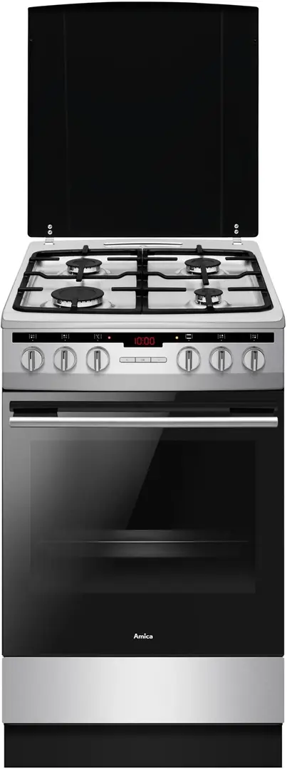 Комбинированная плита Amica 57GE3.33HZpTaDpA(Xx) Pizza (Inox)