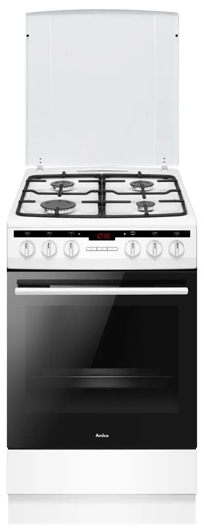 Комбинированная плита Amica 57GE3.43HZpTaDNAQ(W) (White) - 2