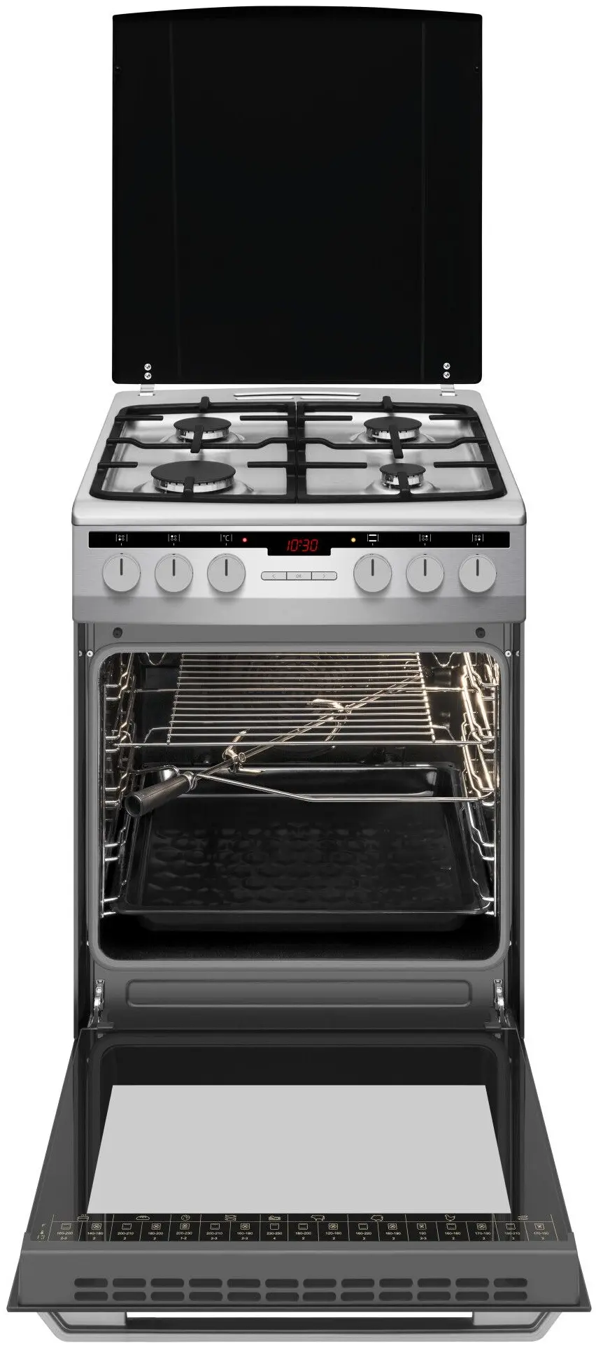 Комбинированная плита Amica 58GE3.43HZpTaDNAQ(Xx) (Inox) - 3