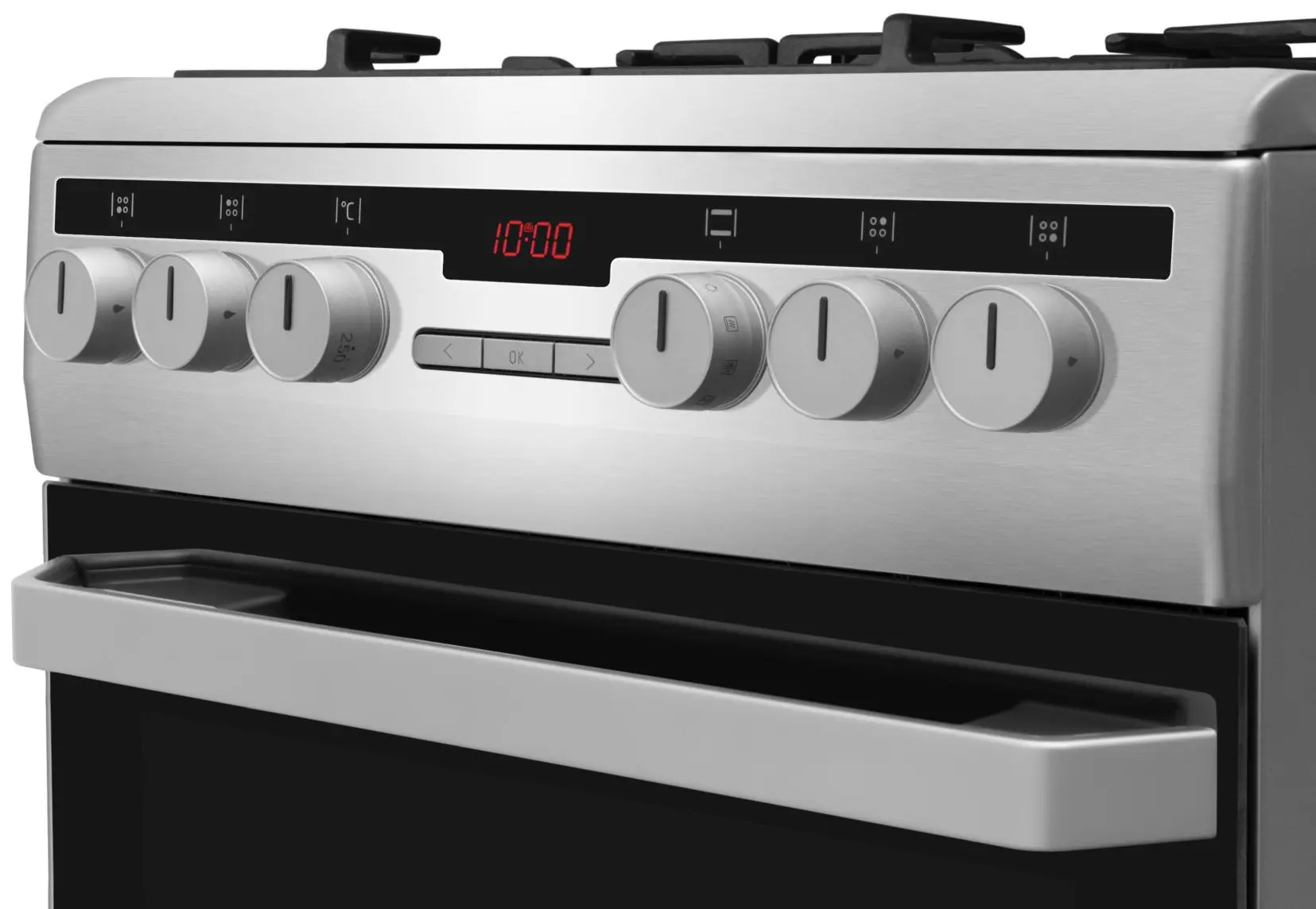 Комбинированная плита Amica 58GEH3.31HZpTaDA(Xx) Pizza Wok (Inox) - 6