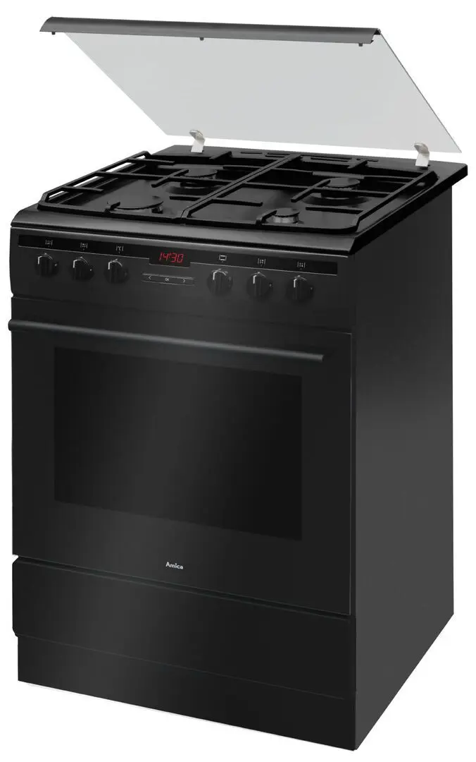 Комбинированная плита Amica 617GES2.33HZPTANA (Black) - 3