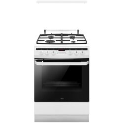 Aragaz combinat Amica 618GE3.39HZpTaDpNA(W) (White/Black)