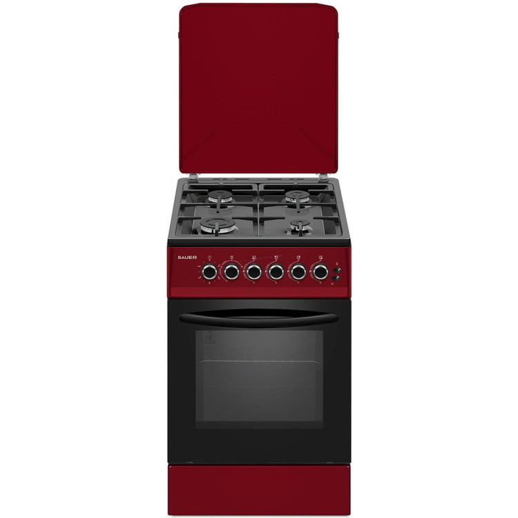 Aragaz Bauer TG 5640 BGBLICGT (Red/Black)