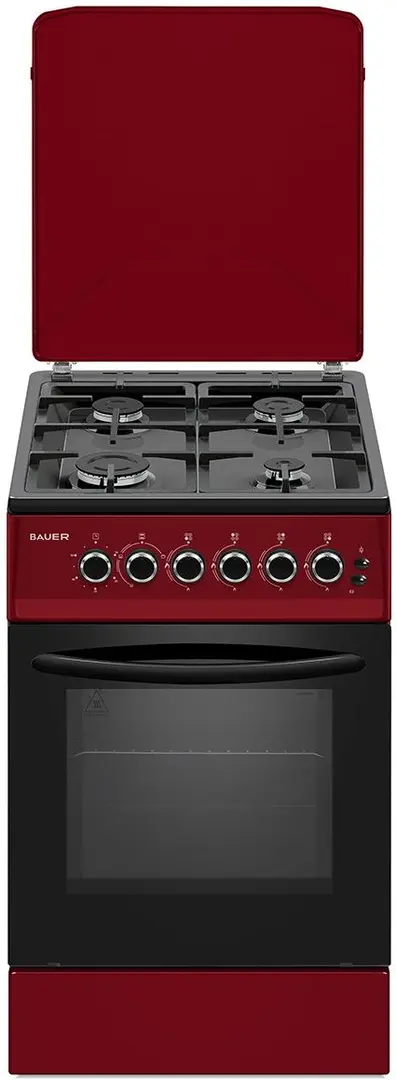 Газовая плита Bauer TG 5640 BGBLICGT (Red/Black)