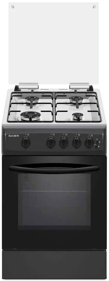 Газовая плита Bauer TG 5640 BLIIG (Black)