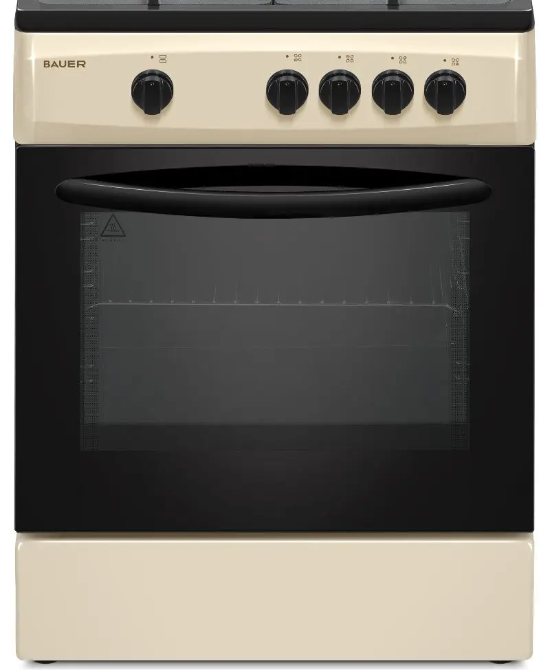 Газовая плита Bauer TG 6640 BEBLCG (Beige/Black)