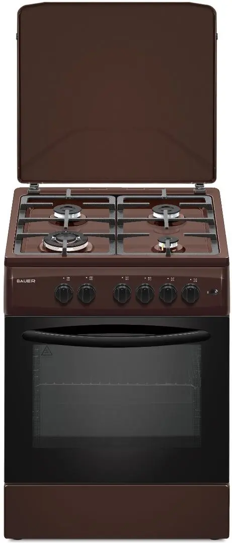 Aragaz combinat Bauer TE 6640 BITTC (Brown)