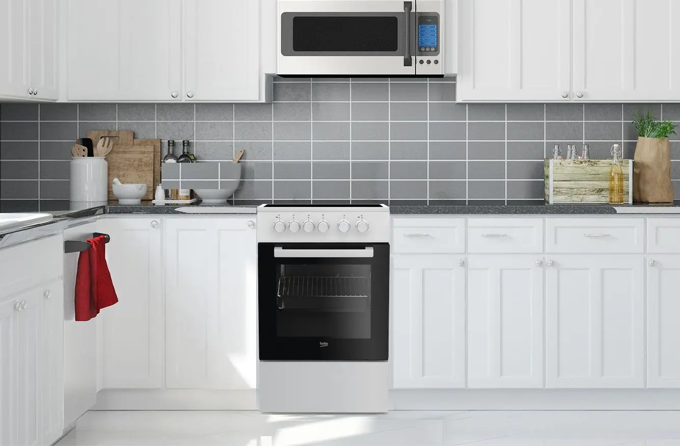 Электрическая плита Beko FSS57000GW (White/Black) - 3