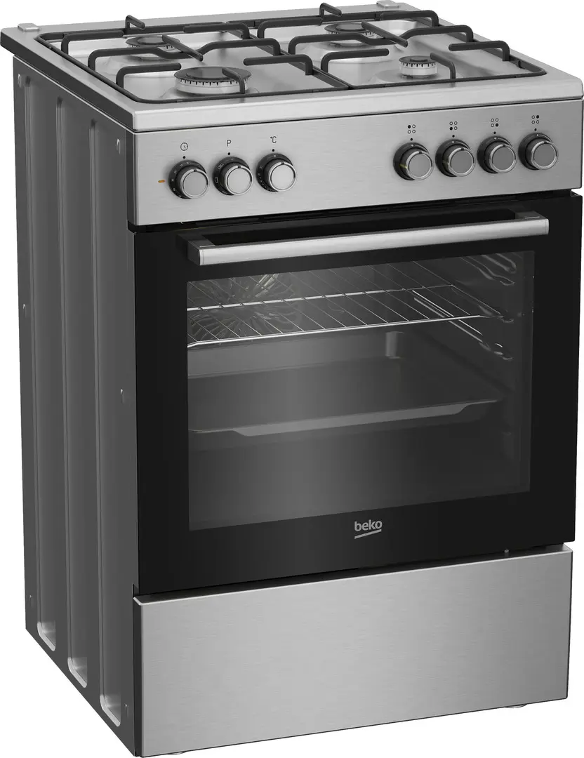 Aragaz combinat Beko FBE62130GXDN (Inox) - 2