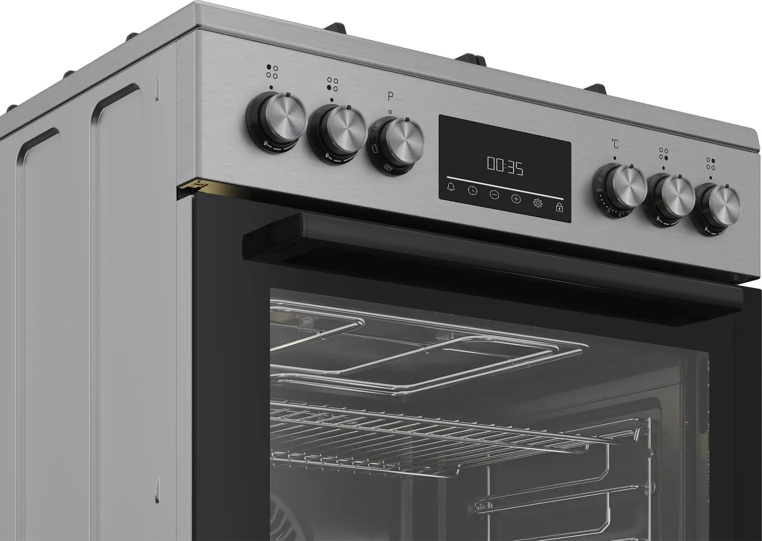 Aragaz combinat Beko FBM62330GXTN (Inox) - 3