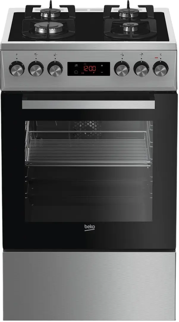 Aragaz combinat Beko FSE52320DWD (Inox)