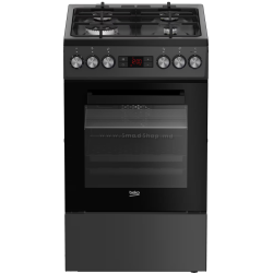 Aragaz combinat Beko FSM51330DAOT (Anthracite)