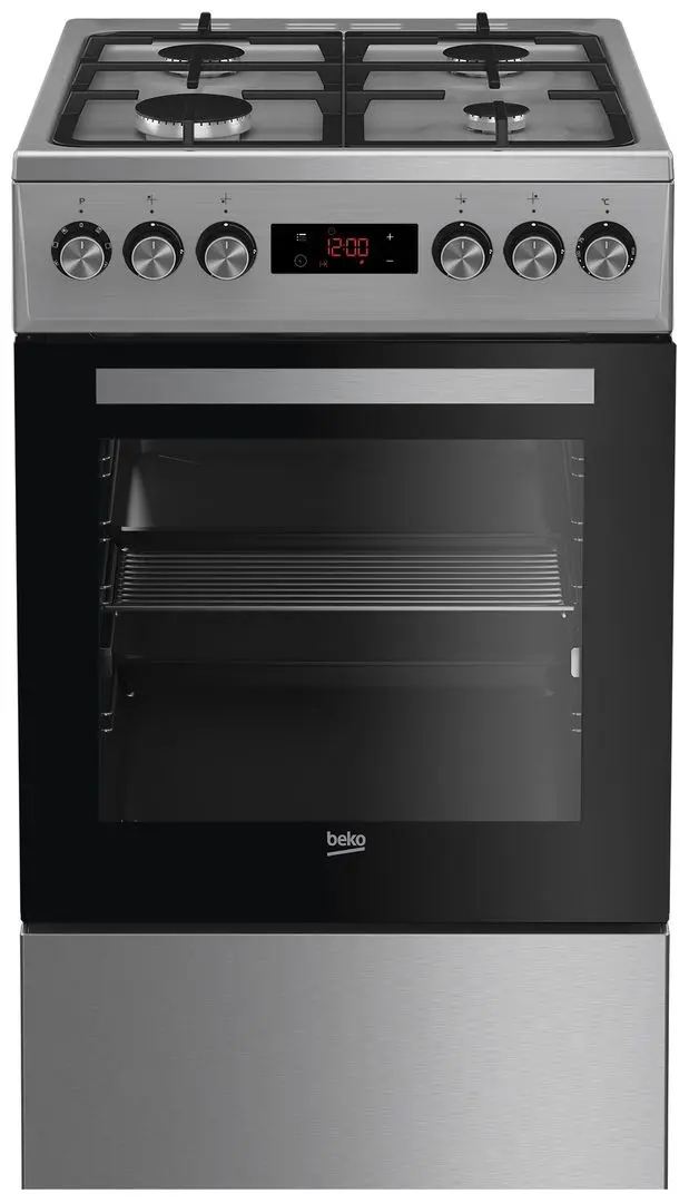 Aragaz combinat Beko FSM52330DX (Inox/Black)