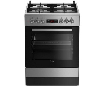 Aragaz combinat Beko FSM62332DXT (Inox)