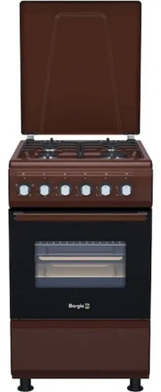 Газовая плита Borgio GE 540B MBBLT (Brown)