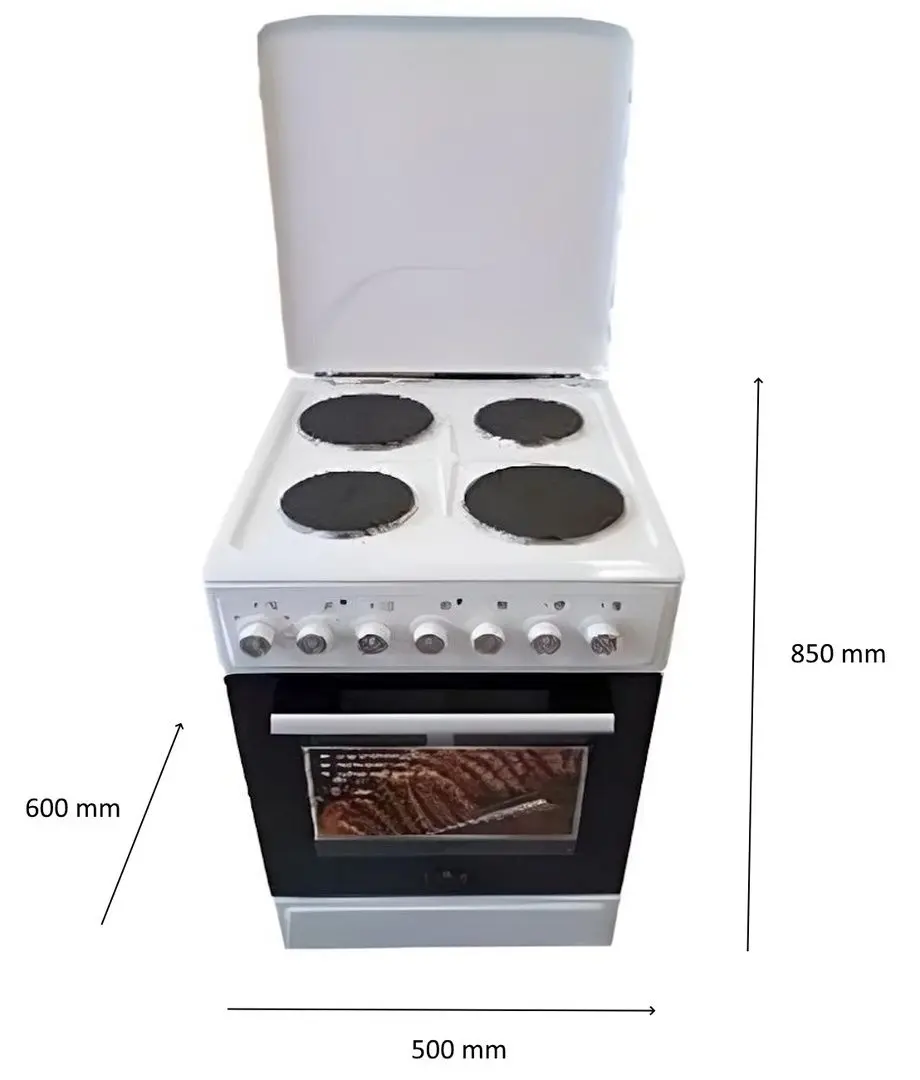 Plita electrica Castle CE-50W (White) - 3