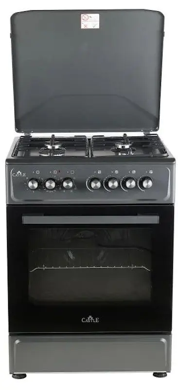 Aragaz combinat Castle CPG-60H (Graphite)