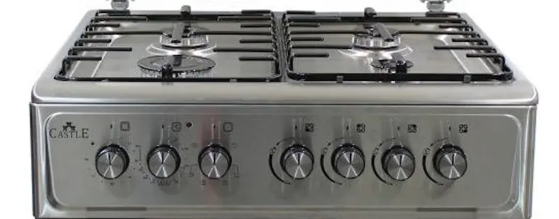 Aragaz combinat Castle CPG-60X (Inox) - 3