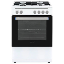 Aragaz combinat Daewoo F66CGNTE22WNM (White)