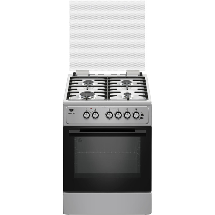 Плита комбинированная Diamond T 6400M7/FI (Inox/Black)