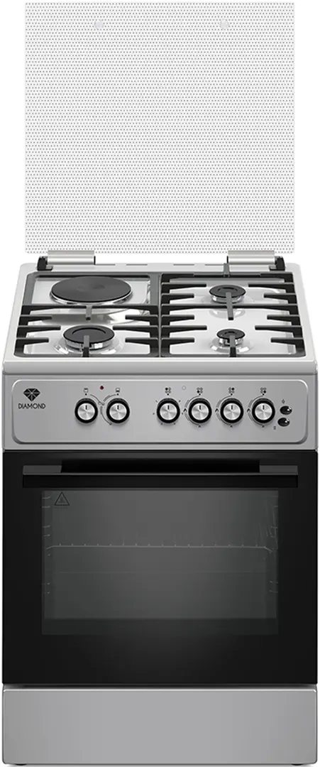 Aragaz combinat Diamond T 6310M7/FI (Inox/Black)