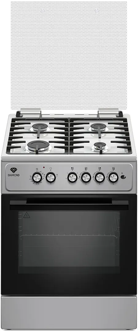 Aragaz combinat Diamond T 6405E7 (Inox/Black)