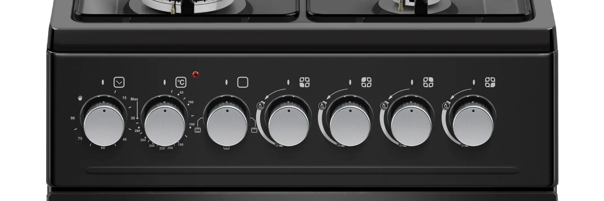 Комбинированная плита Efes GC-E5060i/BL (Black) - 3