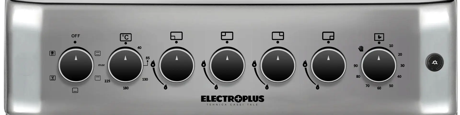 Комбинированная плита Electroplus EP60 EIX (Black/Inox) - 3