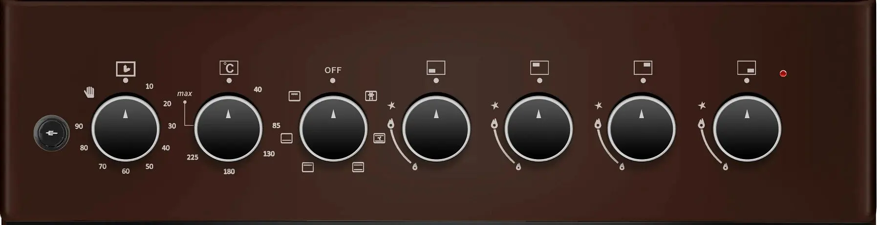 Комбинированная плита Electroplus EP6060 EBR (Black/Brown)