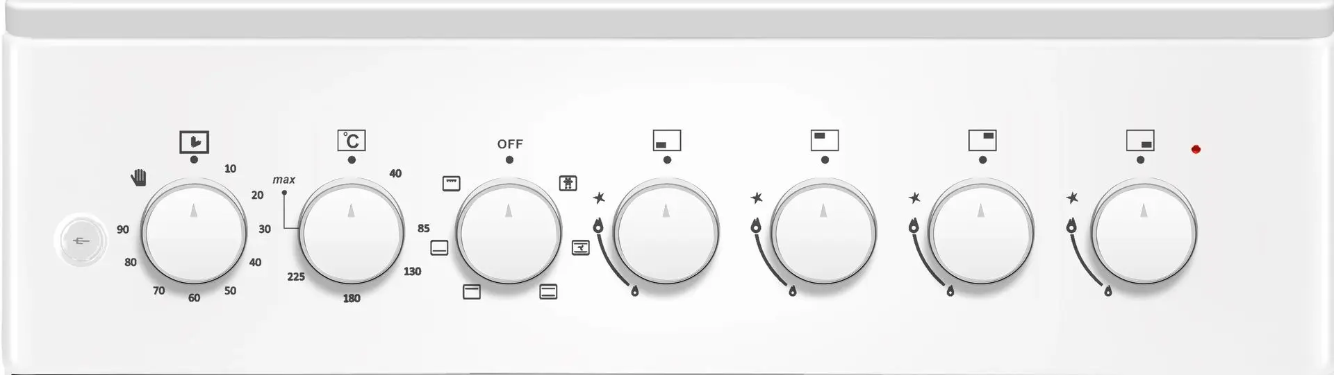 Aragaz combinat Electroplus EP6060 EWH (Black/White)