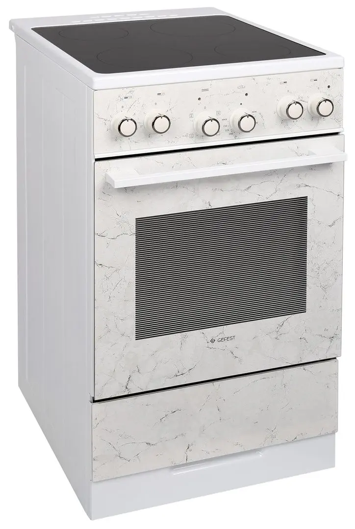 Электрическая плита Gefest 5560-03 0299 (White Marble) - 2