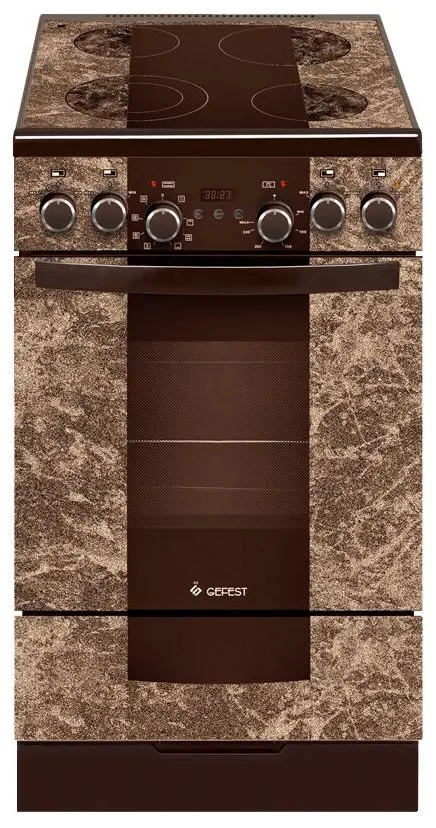 Электрическая плита Gefest ЭП Н Д 5560-03 0001 (Marble/Brown)