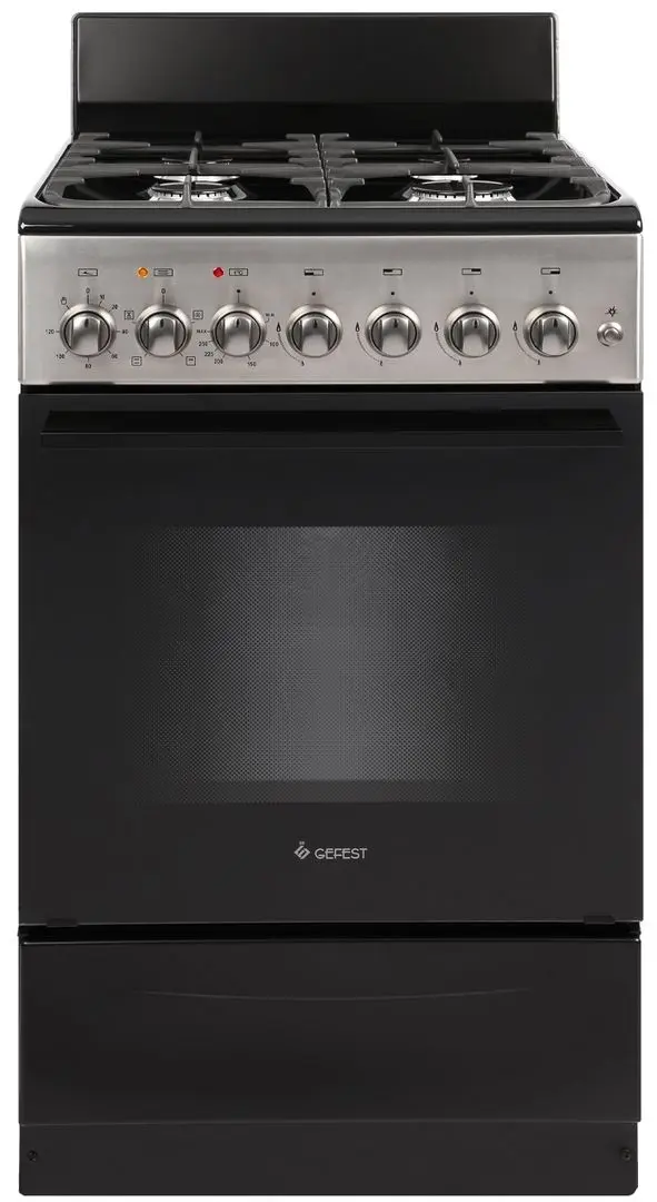 Комбинированная плита Gefest 5102-01 0194 (Black/Inox)