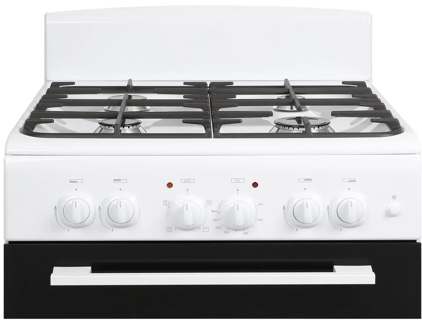 Комбинированная плита Gefest 6102-01 0198 (White/Black) - 4