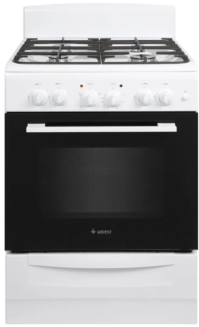 Комбинированная плита Gefest 6102-01 0198 (White/Black)