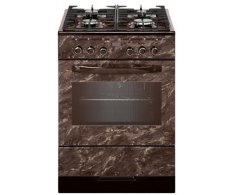 Комбинированная плита Gefest 6502-04 0054 (Brown Marble)