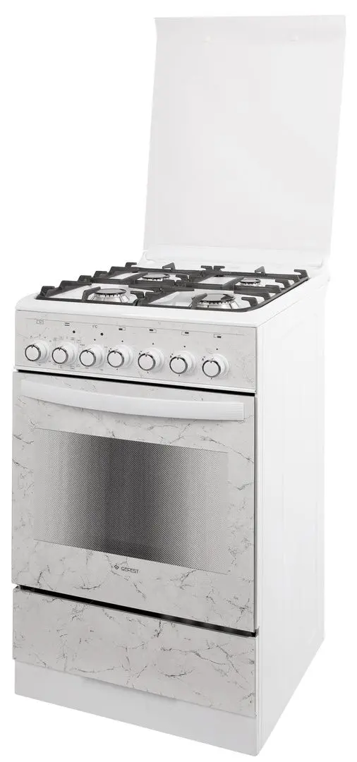 Комбинированная плита Gefest ПГЭ 5302-03 0052 (White Marble) - 2