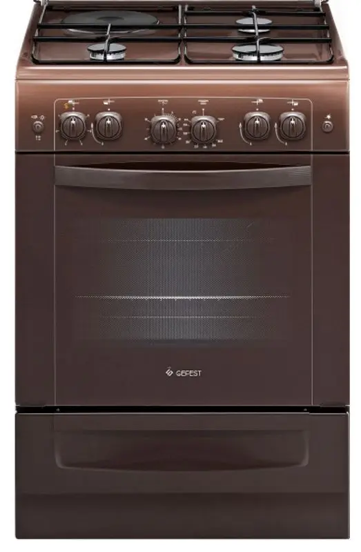 Комбинированная плита Gefest ПГЭ 6110-02 0301 (Brown) - 2