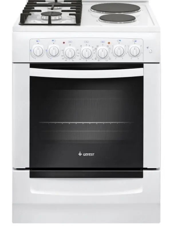 Комбинированная плита Gefest ПГЭ 6112-02 0112 (White) - 2