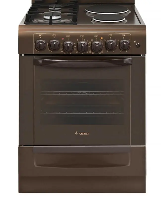 Комбинированная плита Gefest ПГЭ 6112-02 0137 (Brown) - 2