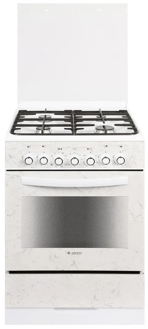 Комбинированная плита Gefest ПГЭ 6302-03 0052 (White Marble)