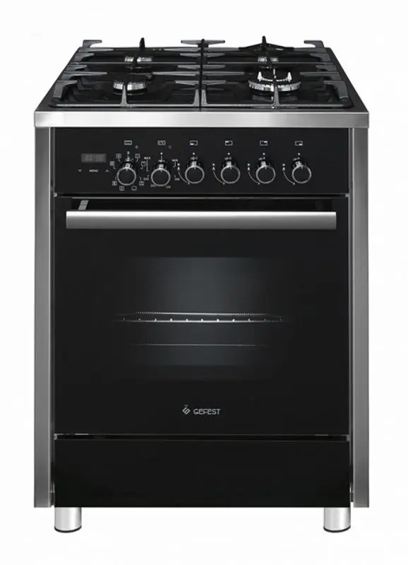 Комбинированная плита Gefest ПГЭ 6702-04 (Black/Silver)